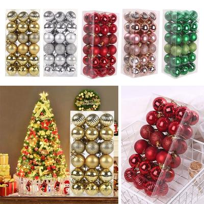 Year Crafts Home Decor Drop Pendant Xmas Hanging Christmas Balls Bauble Christmas Tree Decoration