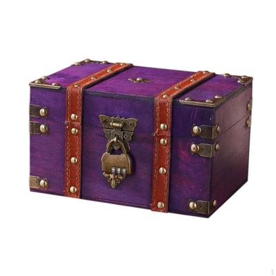 Jewelry Organizer Box Treasure Portable Collectible Trinket Holder Keepsake Gift Case