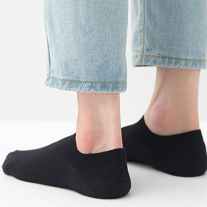 Набор мужских летних носков из сетки, 10 пар (Черные поддельные носки)