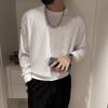 Autumn Sweatshirt Men's Trendy Ins Trendy Round Neck Top New Men's Casual Pullover Trendy Long-sleeved T-shirt