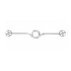 1 Stück Stahl Industrielles Ohrpiercing Industrielle Barbells Stange Gerüst Ohrknorpel Helix 14G Gold Silber Körperschmuck