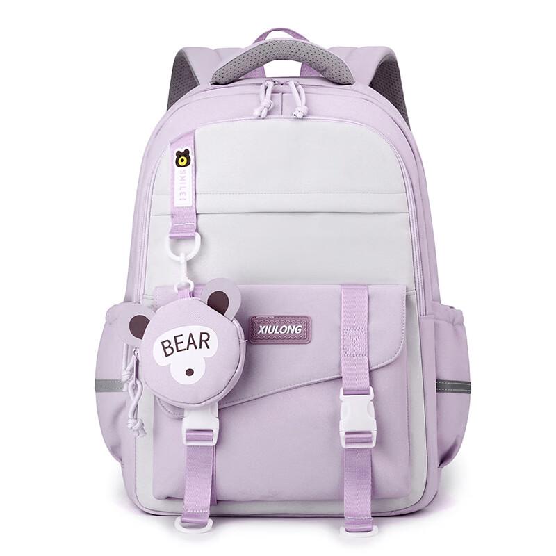 

Color-block Large Capacity School Backpack Large