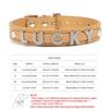 Bling Rhinestone Puppy Dog Collars Personalized Small Dogs Cat Chihuahua Collar Custom Necklace Free Name Charms Pet Accessories