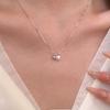 S925 Silver Niche Silver Ball Pearl Necklace Women's 2025 Cold Wind Commuter Necklace Jewelry