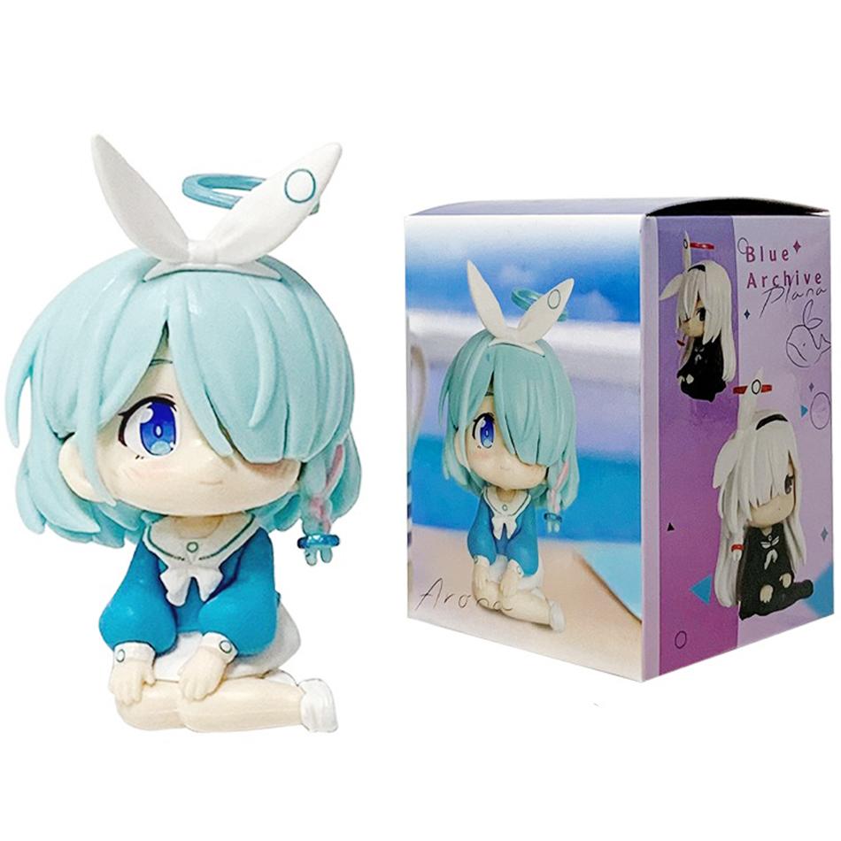 In Stock Blue Archive Plana Arona Figure Anime Collect Characters Ornaments Cute Cartoon Festival Christmas Gift PVC Poseable Articulated Scale