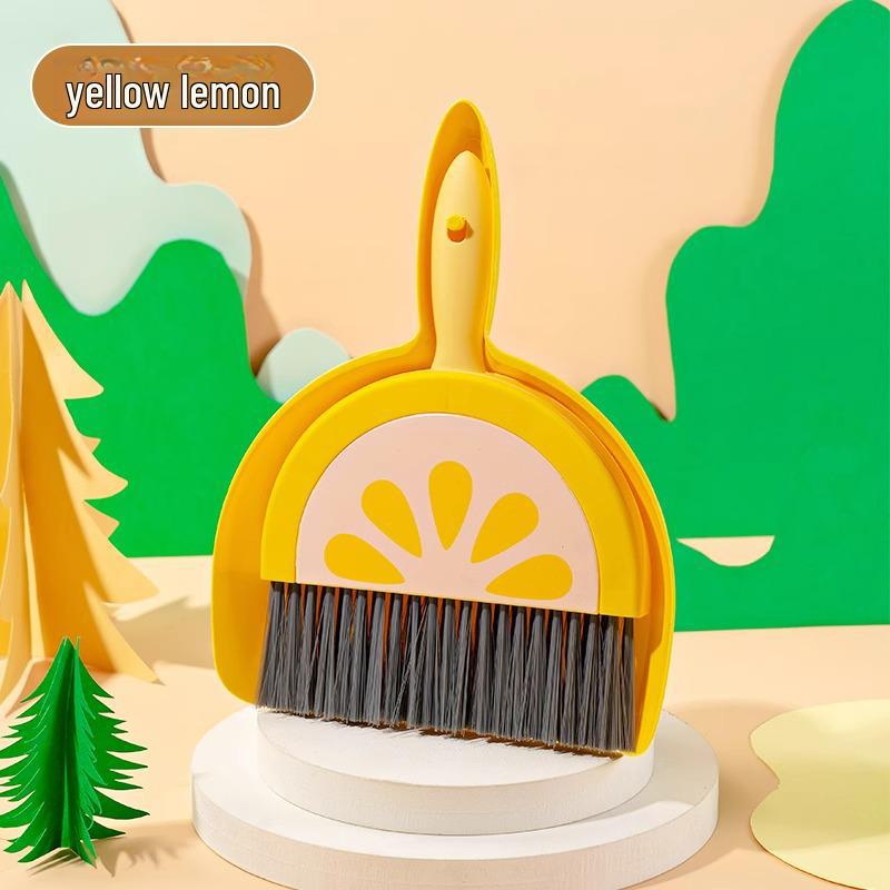 Mini Desktop Broom and Dustpan Set for Students and Children