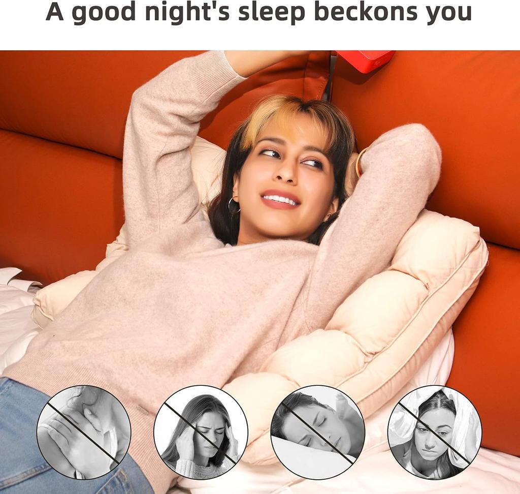 Poduszki Rozmiar Queen Miękkie Wsparcie Poduszki Queen 1 Sztuka na Łóżko, Puszysta Poduszka z Alternatywą dla Puchu, Luksusowa Hotelowa Poduszka Żelowa do Spania na Boku (Biały)