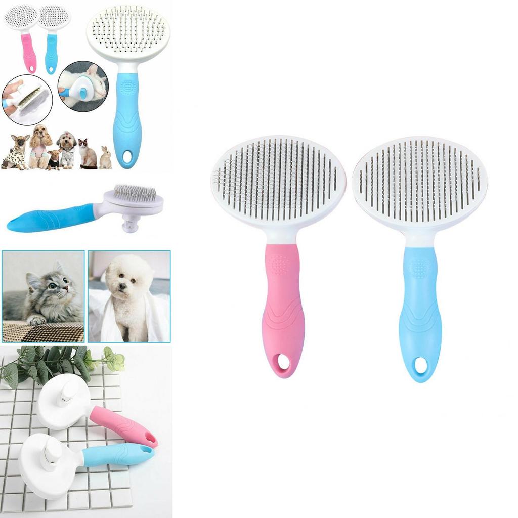 Round Head Pet Hair Comb For Automatic Hair Removal And Beauty Cleaning