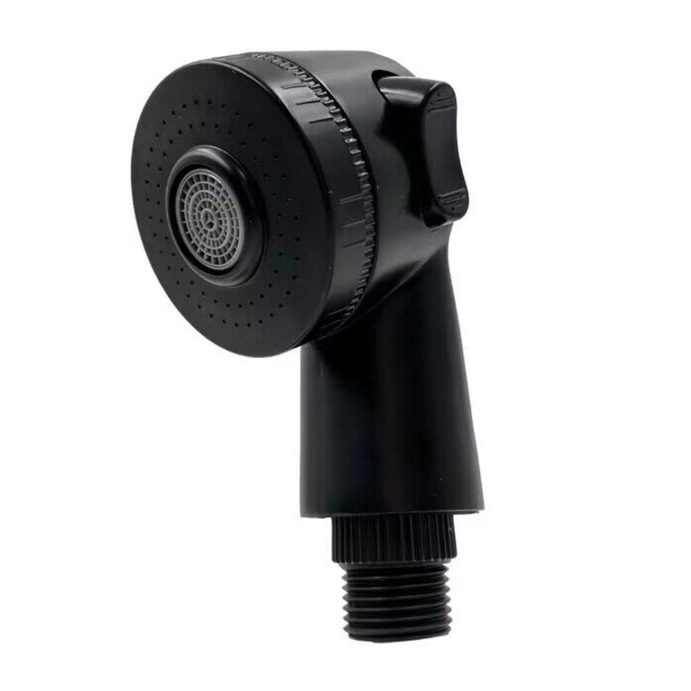 1pcs Shower Head Adjustable Black Faucet Accessories