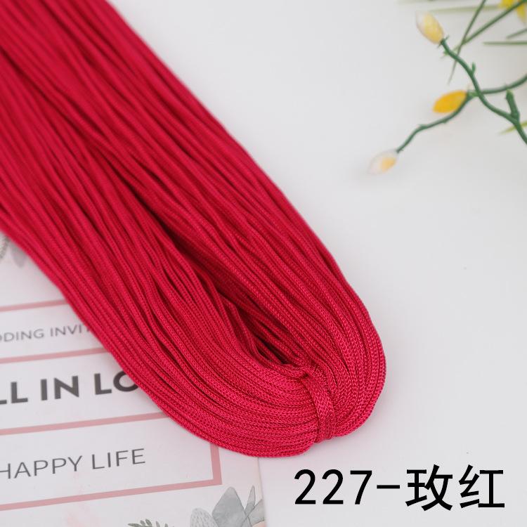 Croșetare Fir Gol Cordon de Nailon Fir de Tricotat Mătase Lucios Linie de Croșetat pentru DIY Covoraș Pălării Genți Pantofi Artizanat