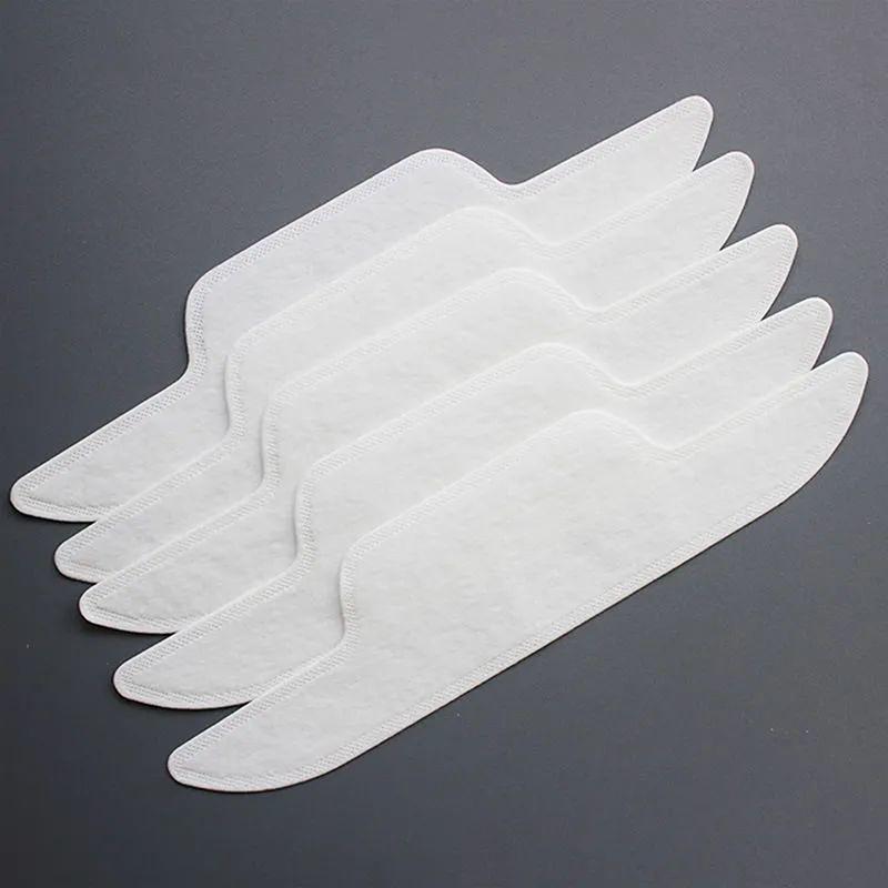 10 ks bílých samolepek proti špinavému potu, jednorázové deodoranty na límec košile, unisex samolepky, absorbující pot, anti-potní podložka