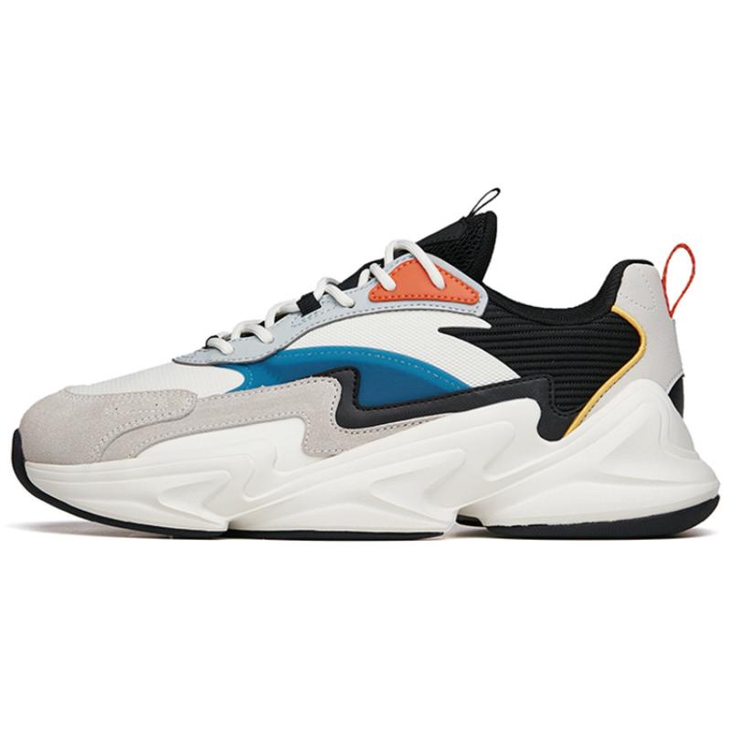 

Anta Life Collection Cushioning Slip Resistant Abrasion Resistant Low top Casual Shoes Men s Gray White Black Sneakers 112218883-2 40