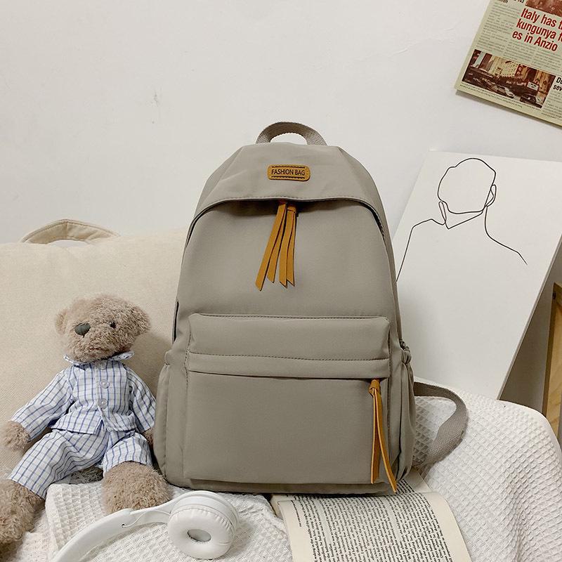 2023 Koreanischer Damen-Nylon-Rucksack - Modisch, Vielseitig, Literarischer College-Stil Schultasche