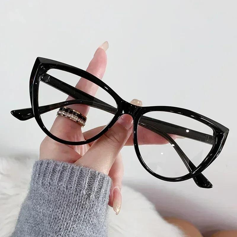 Vintage Cat Eye Frame Near Sight Eyewear Unisex Blue Light Blocking Eye Protection Myopia Glasses Fashion Optical Eyewear