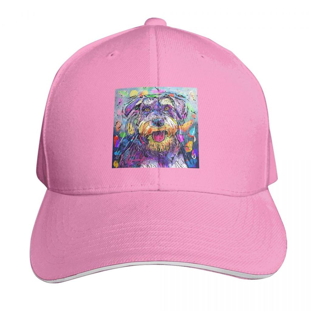 Fun Frisky Full Color Schnauzer Baseball Cap foam party Hat Ball Cap Fishing cap golf hat genuine Womens Hats For The Sun Unisexs
