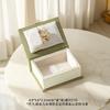 Vintage Flip Top Ring Box Magnetic Closure Compact Jewelry Storage Case for Rings Small Portable Design