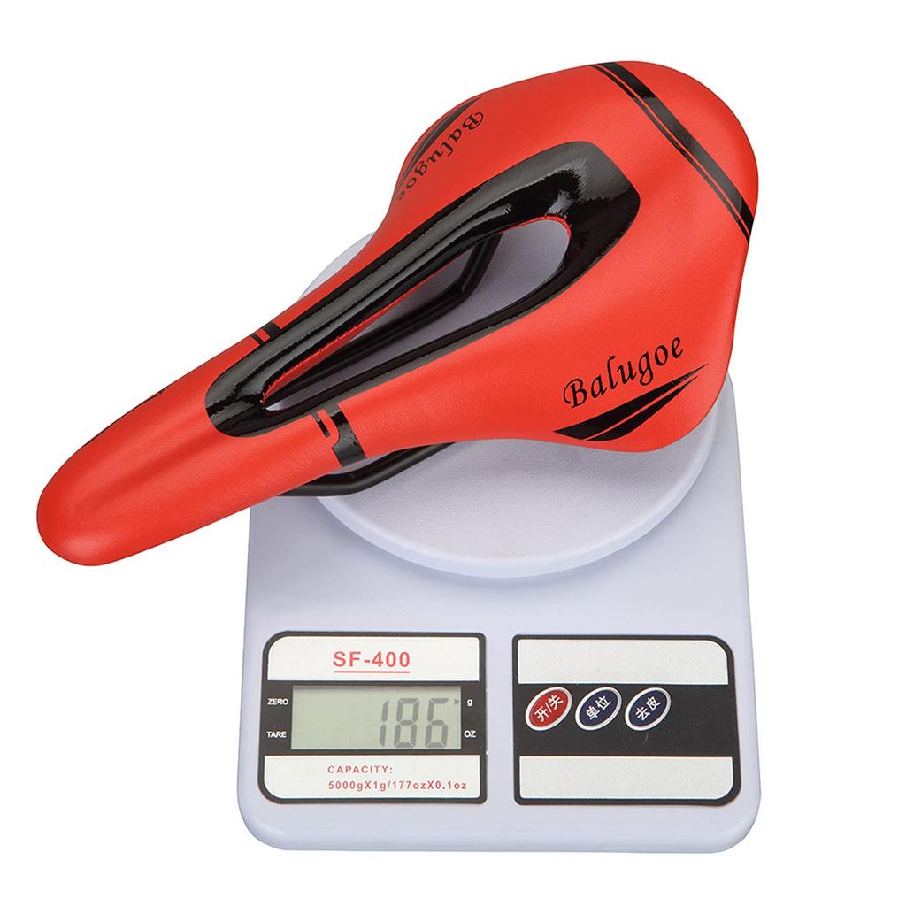 QIRUN Ultralight Bicycle Seat MTB Road Bike Mountain Bike Racing PU Breathable Soft Seat Only 175g Saddle, Perforated, Saddle, Saddle, Cushion,