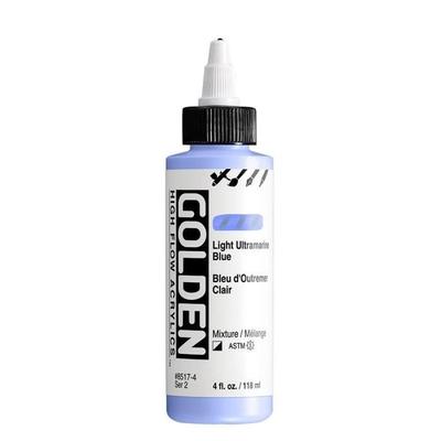 Paint - GOLDEN - 119 Ml - Ultramarine Blue Light - High Flow - Mixed