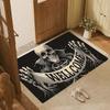 Gothic Skull Welcome Doormat Non Slip Absorbent Washable Entrance Floor Rug Living Room Home Decor Floor Mat 1PC