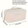 Large Cosmetic Bag, Double-Layer Makeup Case, Travel Makeup Bag, Leather Cosmetic Pouch, Travel Beauty Bag, Portable Makeup Bag for Men And Women.