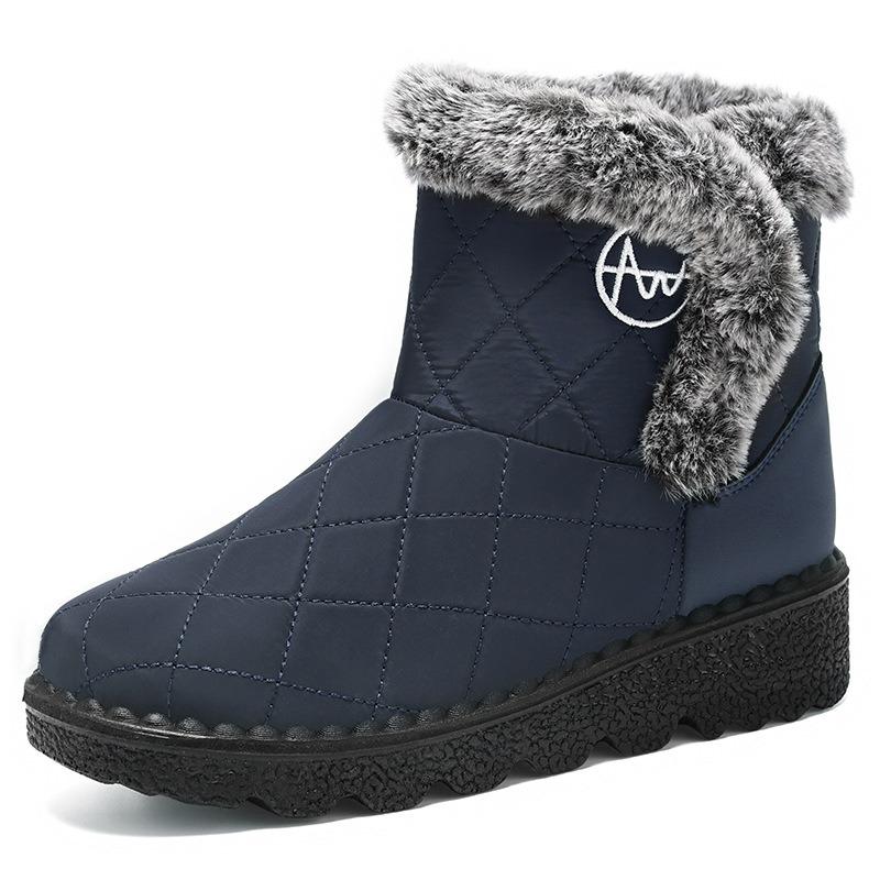 Fashion Women's Winter Boots Fashion Midsole Paired with Soft Thick Warm and Comfortable Cotton Middle Cylinder Women's Boot