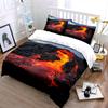 Lava flowing on rocks. Bedding sets Duvet cover sets Duvet covers Pillowcases(1*Duvet Cover 2*Pillowcases without duvet insert)