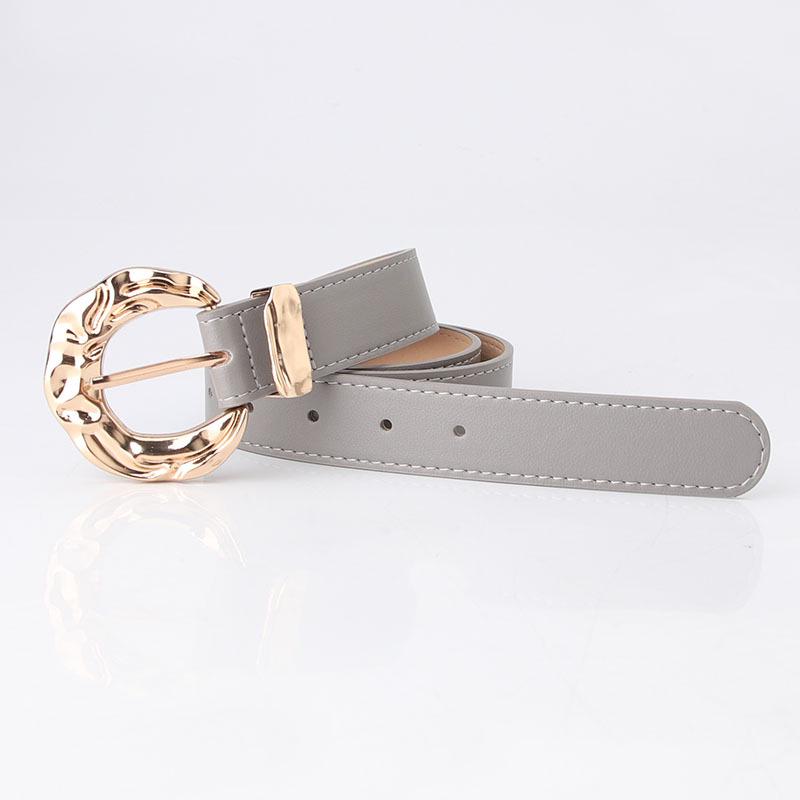 Korean Style Trendy Women's Metal Buckle Belt - Fashionable and Decorative for Students