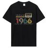 Lustiges Vintage 1966 Limited Edition Kassette T-Shirt Sommer Baumwoll-T-Shirts Streetwear Vatertags Geburtstagsgeschenke T-Shirt Unisex