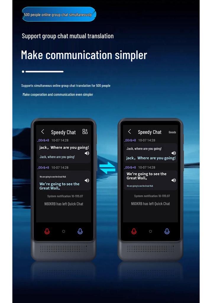 M12 Smart Voice Translator: Multilingual Tool for Learning, Travel, Trade, Dialogue, and Photography.