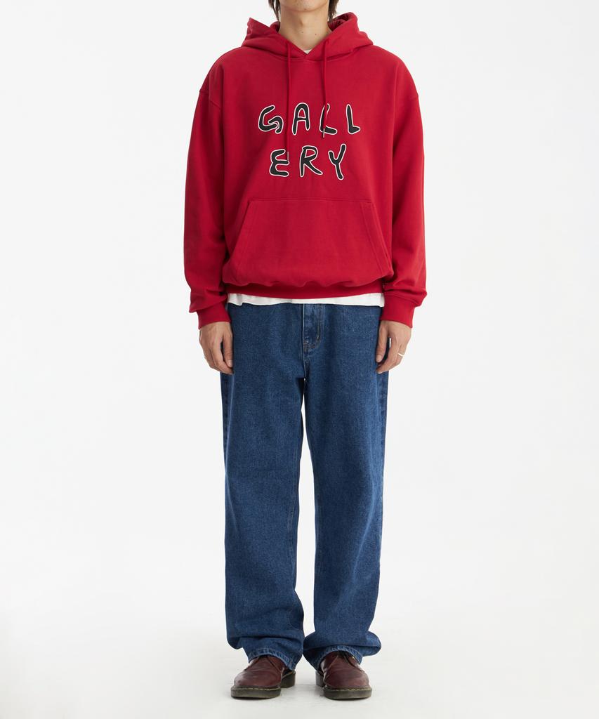 Gallery Logo Hoodie - Red