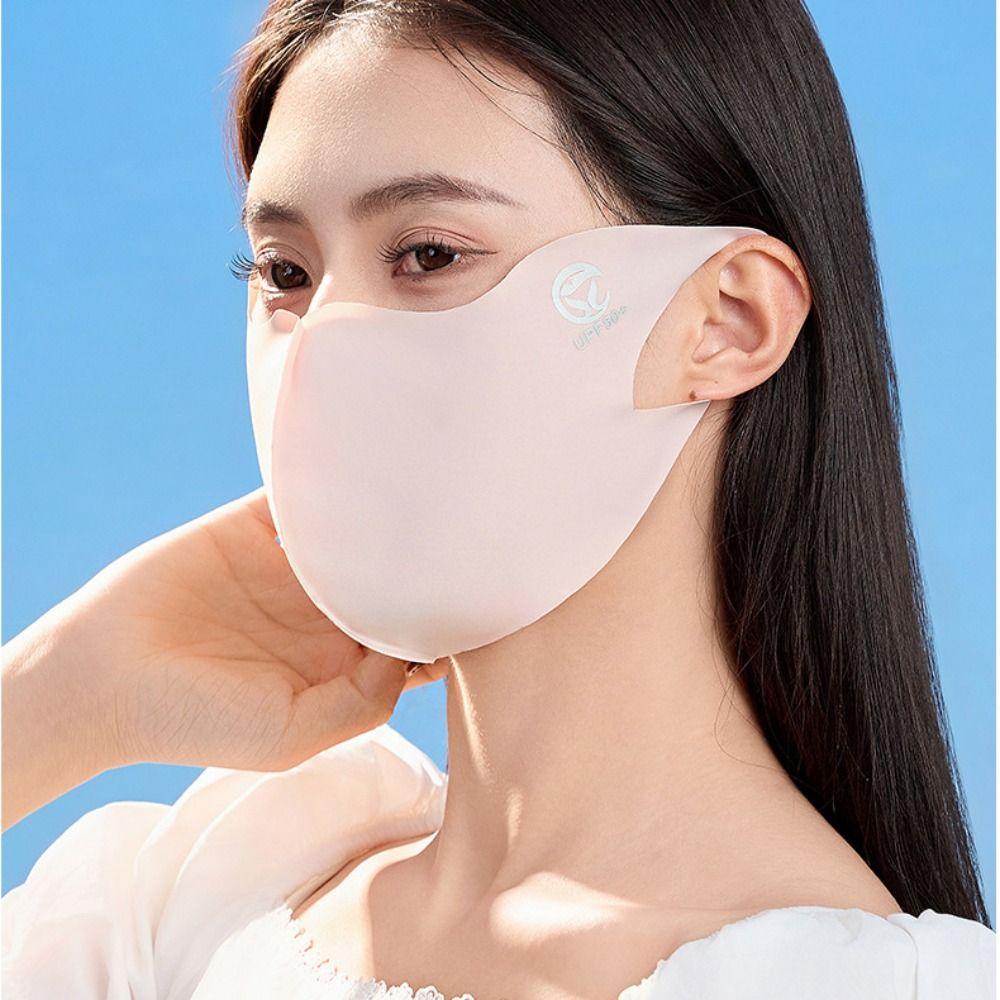 Summer Ice Silk Mask Face Mask Face Gini Mask Breathable Face Cover  Hiking