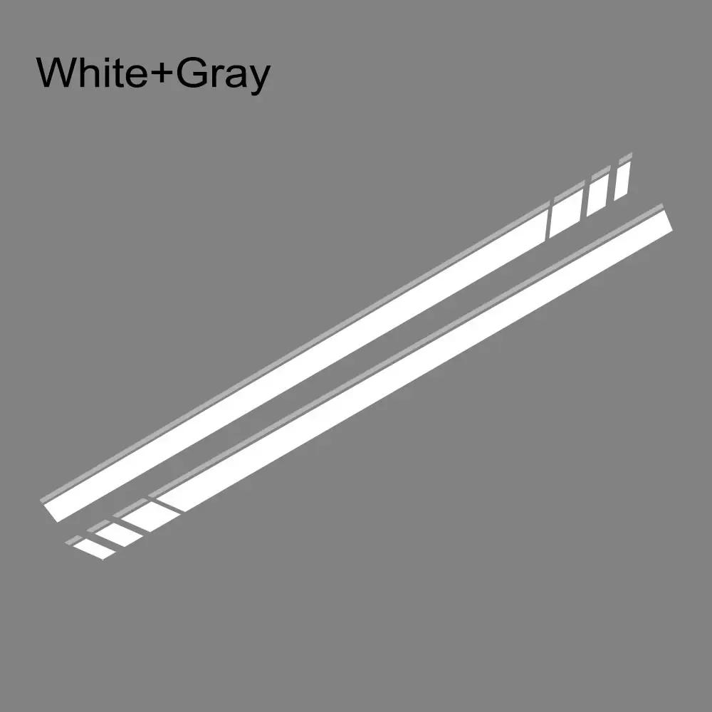 2PCS Car Side Stickers For VW Volkswagen Polo 6R 6C 9N2 9J GTI Auto Modification PVC Racing Style Decals Car Tuning Accessories