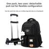 Zaino con ruote per bambini Borsa da scuola per studenti Zaini con rotelle Borsa Bambini Ragazze Trolley scolastico Borsa da scuola con ruote Zaino per libri