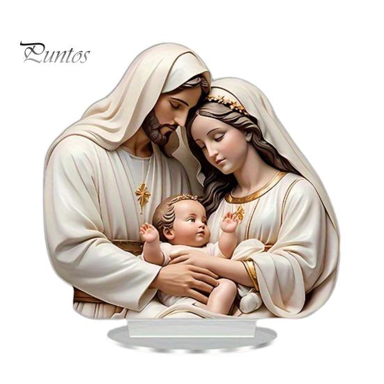 

Зимний снежный домик акриловое украшение 2D плоский рождественский вертеп настольная вывеска рождественский домашний офис гостиная спальня книжная полка настольный орнамент M