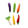 6Pcs/Set Realistic Vegetable Shape Food-Shaped Hairpin Novelty Side Hair Clips  Bangs Flyaway Hair