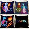 POPULAR Ee-eelemental Cushion Cover Comfortable Reversible Pillow Cover Ideal for Car Sofa Bedroom & Beyond
