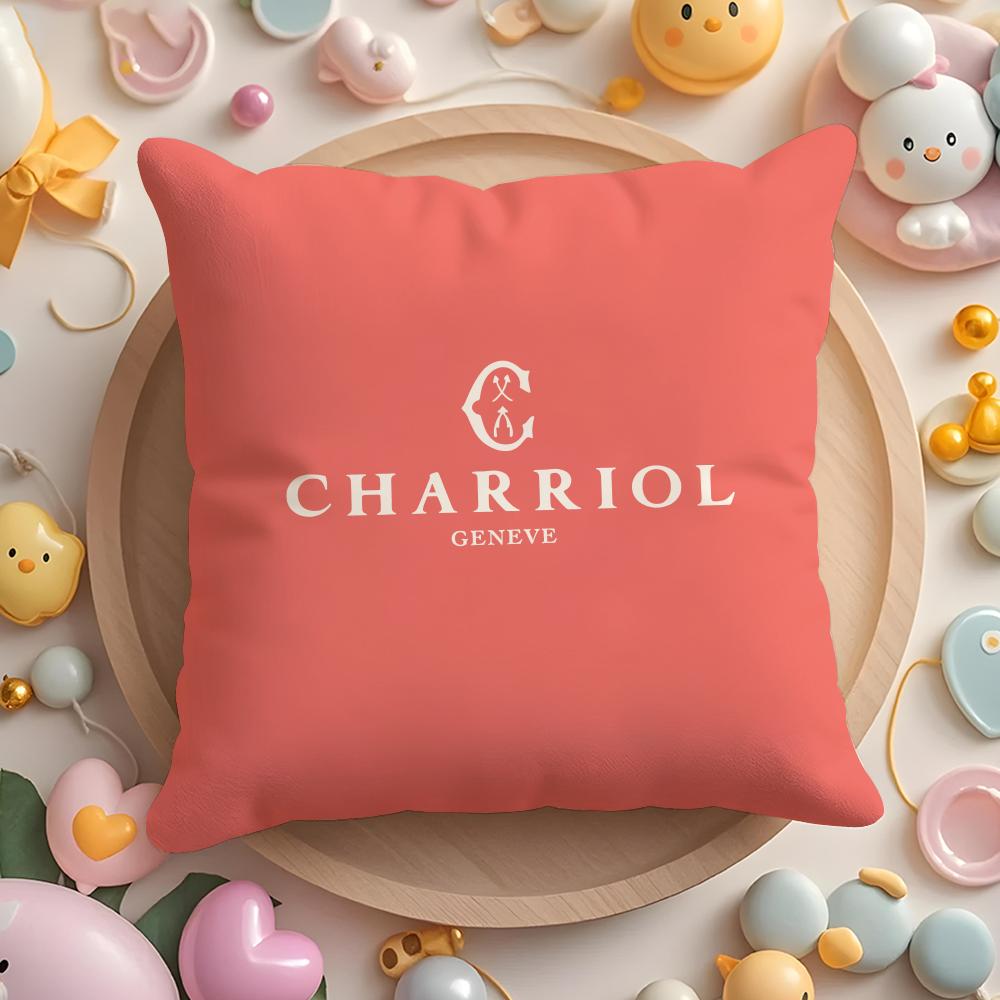 French C-Charriol Cushion Cover Home & Car Multi-Scene Pillow Cover - Reversible, Soft & Durable for Daily Use
