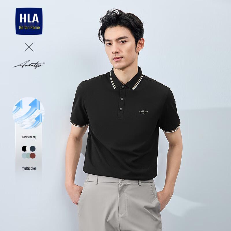 HLA Men s Cooling Polo Shirt S