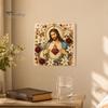 Materiali Artistici per Hobbisti Fai da Te Kit Perle di Gesù, Pittura Diamante per Adulti, Mosaico Cristiano Accessori Creativi per Camera da Letto Artigianato Gemme di Cristo Artigianato,