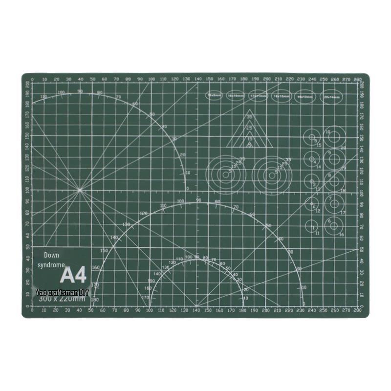 A4 Double-Sided Cutting Mat for Rubber Stamp Carving - Colored PVC Board