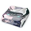 Blue Lock Rin Itoshi Knitted Blanket Meguru Bachira Flannel Throw Blanket Bed Decoration Ultra-Soft Warm Breathable Rug Piece