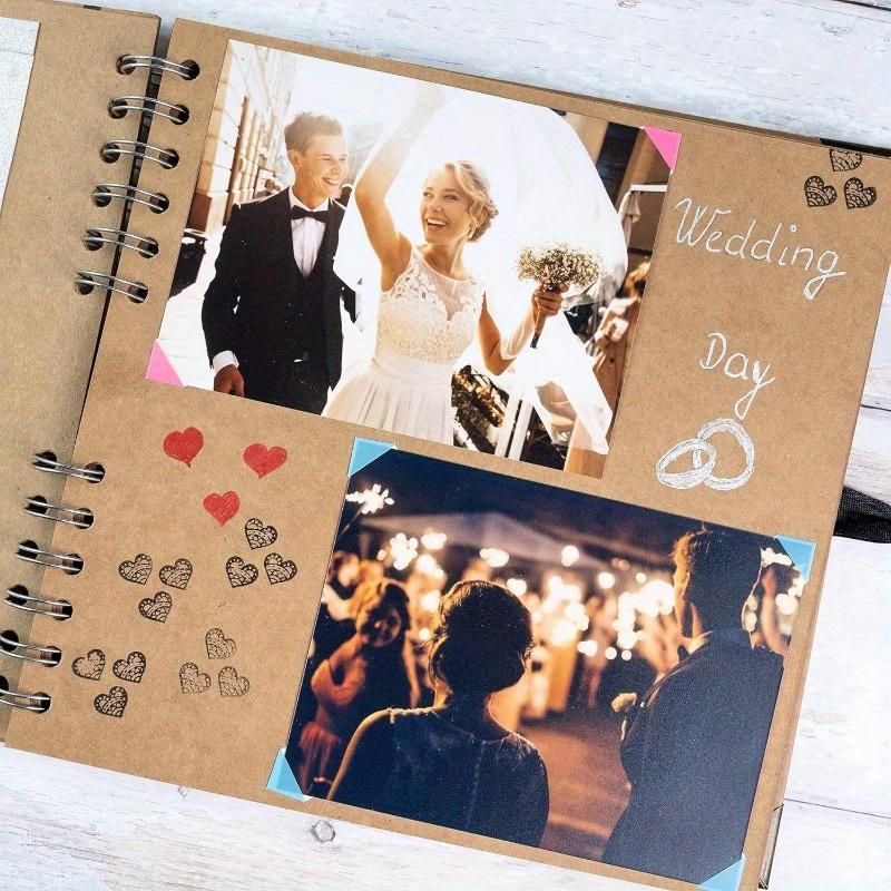 Bstorify Scrapbook Album 30 sheets, Thick 200gsm Kraft Paper, Photo Album Scrapbook, Memory Book - Ideal for Your Scrapbooking Albums Art