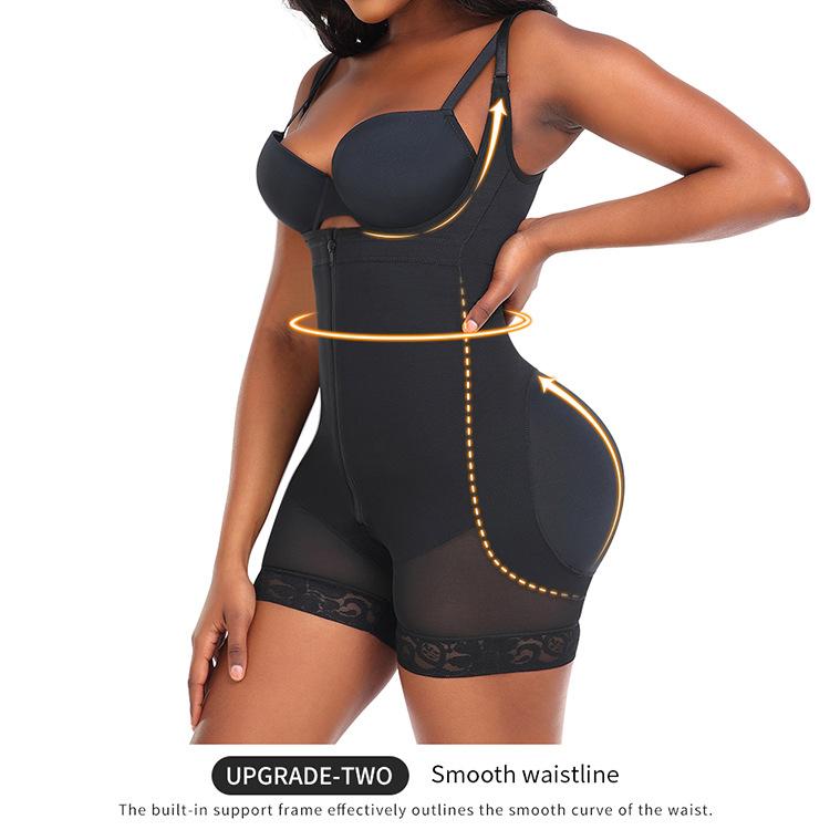 Plus Size Full Body Shaper, High Compression Tummy Control Butt Lifter Bodysuit