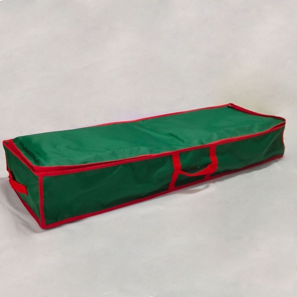 Oxford Christmas Wrapping Paper Storage Bag Washable Dustproof Xmas Ornament Organizer Large Capacity Reusable Under Bed Storage