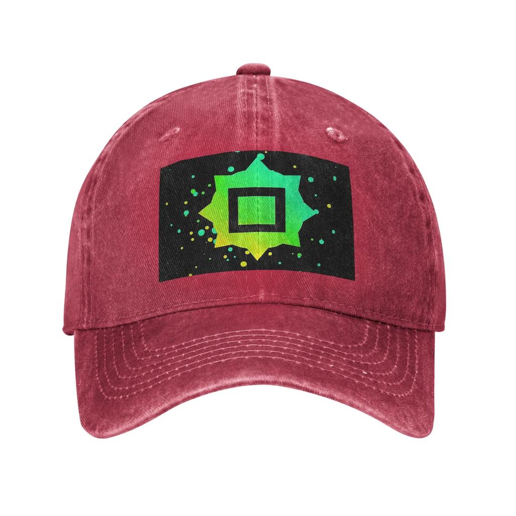 Just Shapes And Blixer Square Denim Cap Casual Baseball Caps Adjustable Hat Summer Unisex Baseball Hats