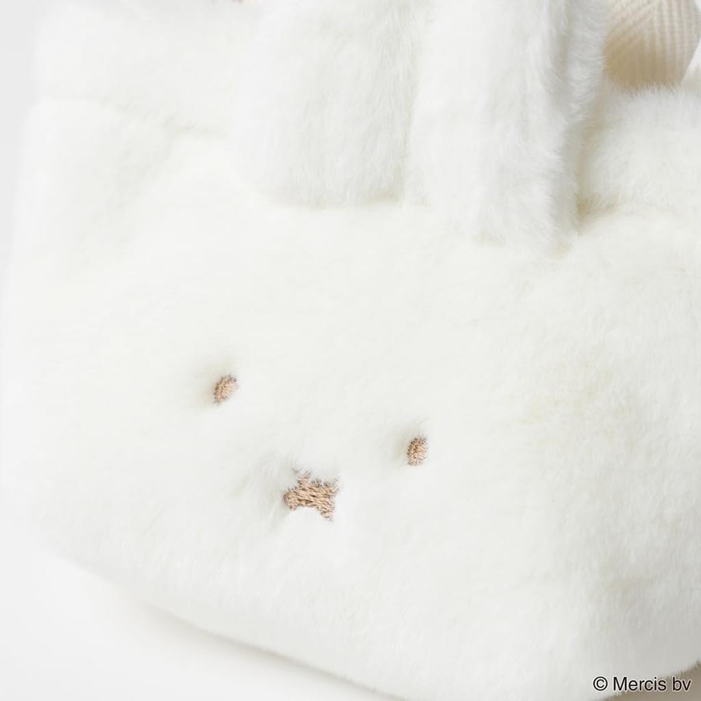 BRUNA WINTER Accessory Mini Fur Tote Charm Miffy MIFF-217D