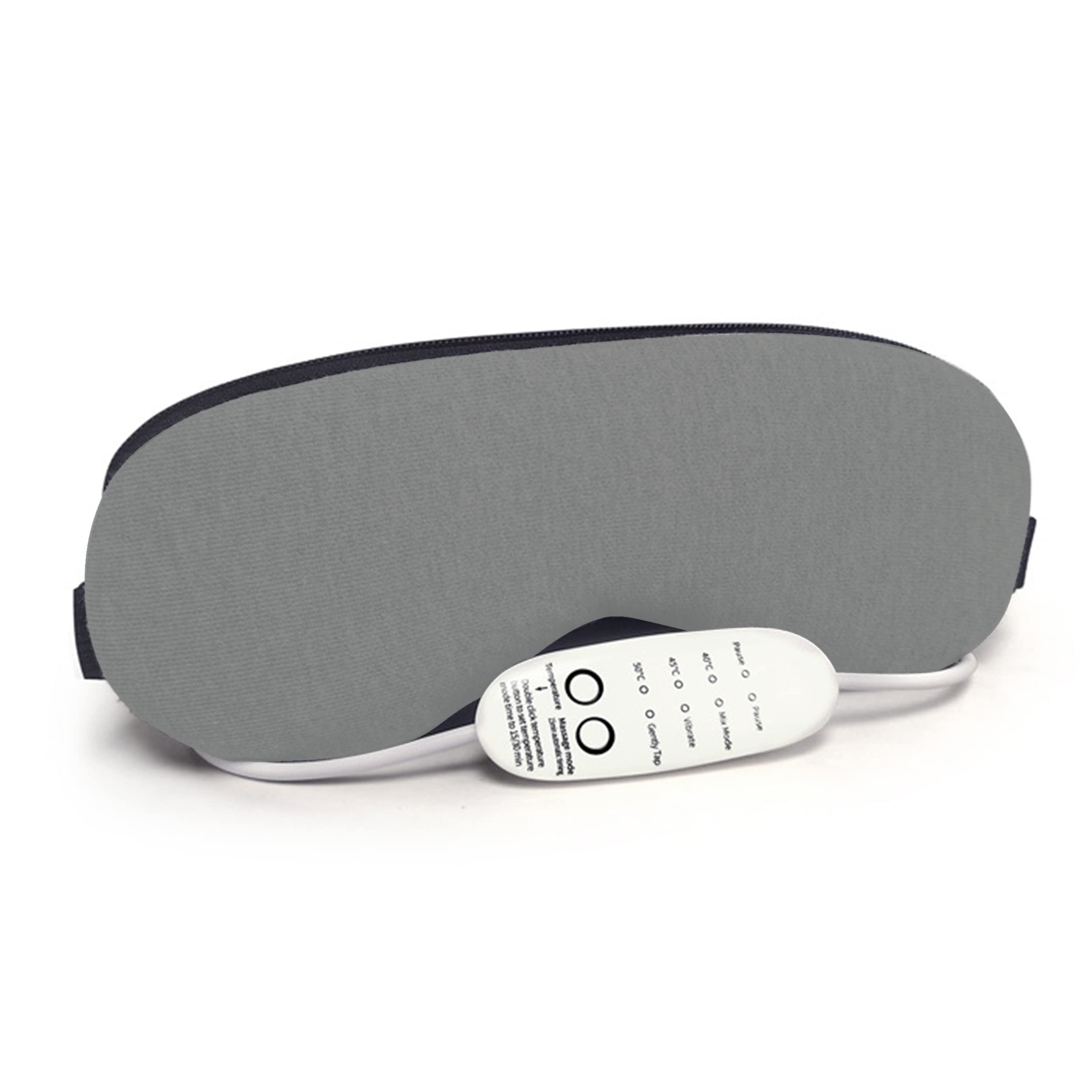 

YSN Горячая маска для глаз, проверено в Японии, многоразовая маска для глаз с 4 температурными режимами, хлопок, идеально подходит для офиса, бизнеса и маска для блокировки света, таймер, настройки,