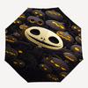 1 Auto Open Jack Skellington, Halloween Themed Colorful 8 rib Portable Umbrella for Men and Women, A Compact Commuting Companion Suitable fo
