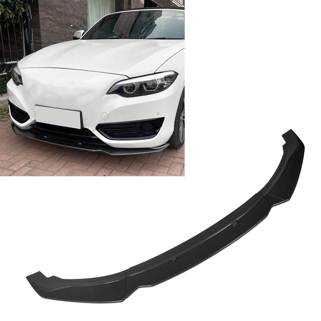3 PCS Car Front Bumper Lip Splitter Lip Chin Spoiler Kit for 2 Series F22 F23 2014 to 2021