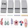 Miniature Bead Forming Mold 4Pcs Clay Gel Ball Roller Maker Tool, 2mm 3mm 4mm 5mm Roller, Ceramic Shaping Device Molds for DIY Earring, Flower Jewelry